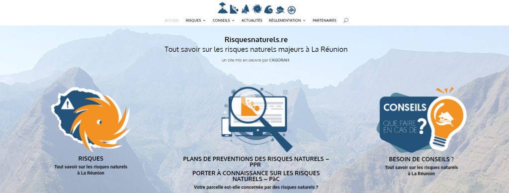 Risquesnaturels.re – Une plateforme repensée de A à Z