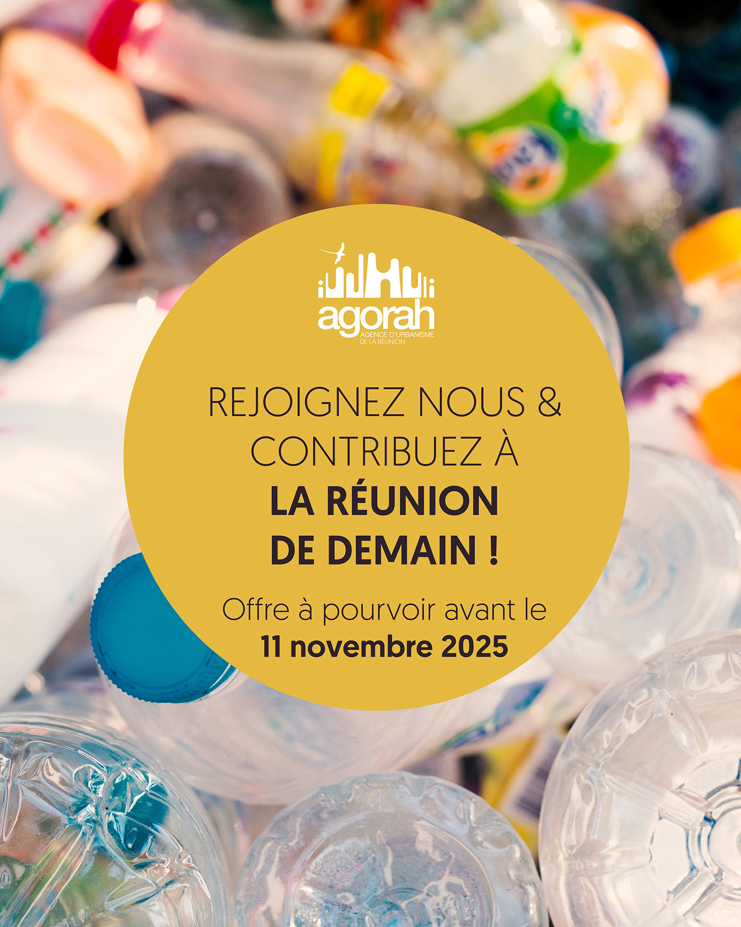 L’AGORAH recrute un(e) chargé(e) d’études responsable de l’Observatoire Réunionnais des Déchets